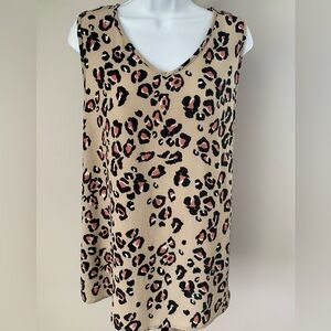 NWT BomBom Animal Print Tank